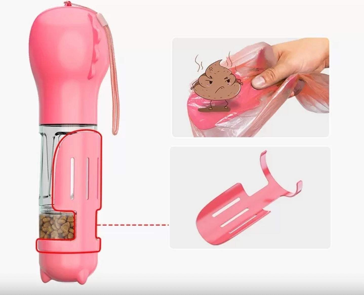 3 in 1 Pet Water Bottle